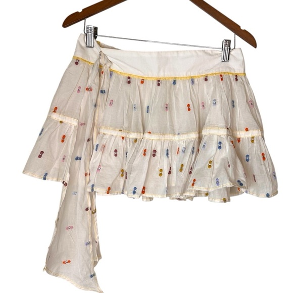 Free People Tie A Bow Top- Strapless Cropped Top- Small - Picture 7 of 12